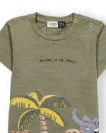 تیشرت و شلوارک پسرانه طرح جانبو