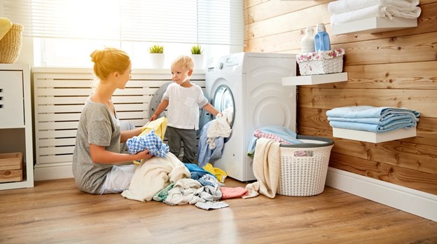 شستن لباس نوزادی با ماشین لباسشویی