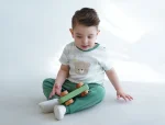 آستین کوتاه و شلوار طرح لاکی