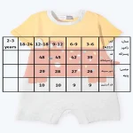 جدول سایزبندی رامپر پسرانه طرح راینو