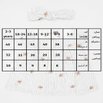 جدول سایزبندی پیراهن دخترانه طرح آوا